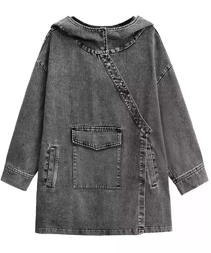 Denim Hoodie Jacket